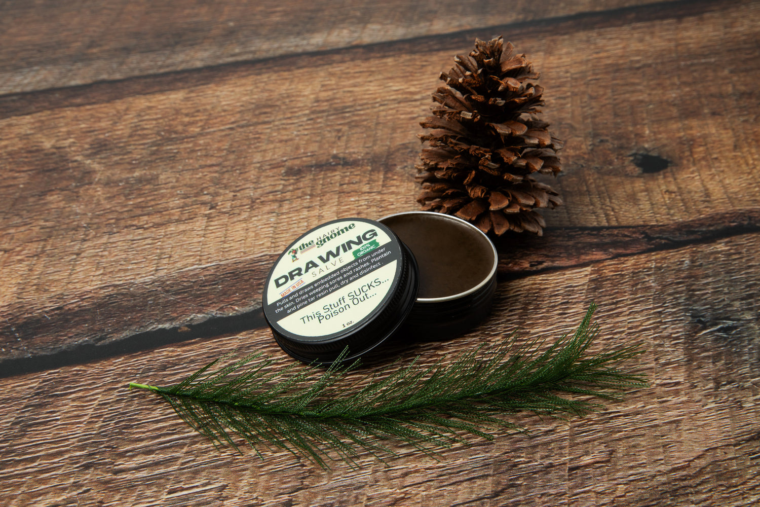 The Hairy Gnome-Organic Hiker Ointments | 3 pc. Hiker's Set | Plastic Free | Made in The U.S.A. | Give a Sh$t About Nature |